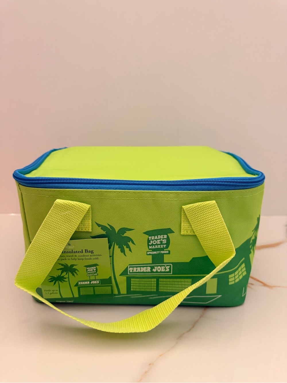 Trader Joe’s 2026 Neon Green Mini Insulated Bag